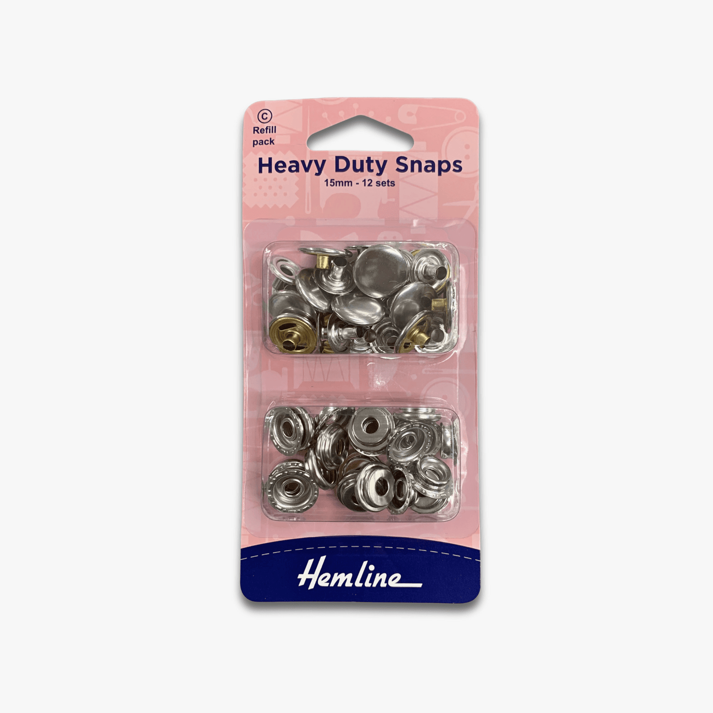 Heavy Duty Snap Refill | 12 Sets - Ragland Fabrics