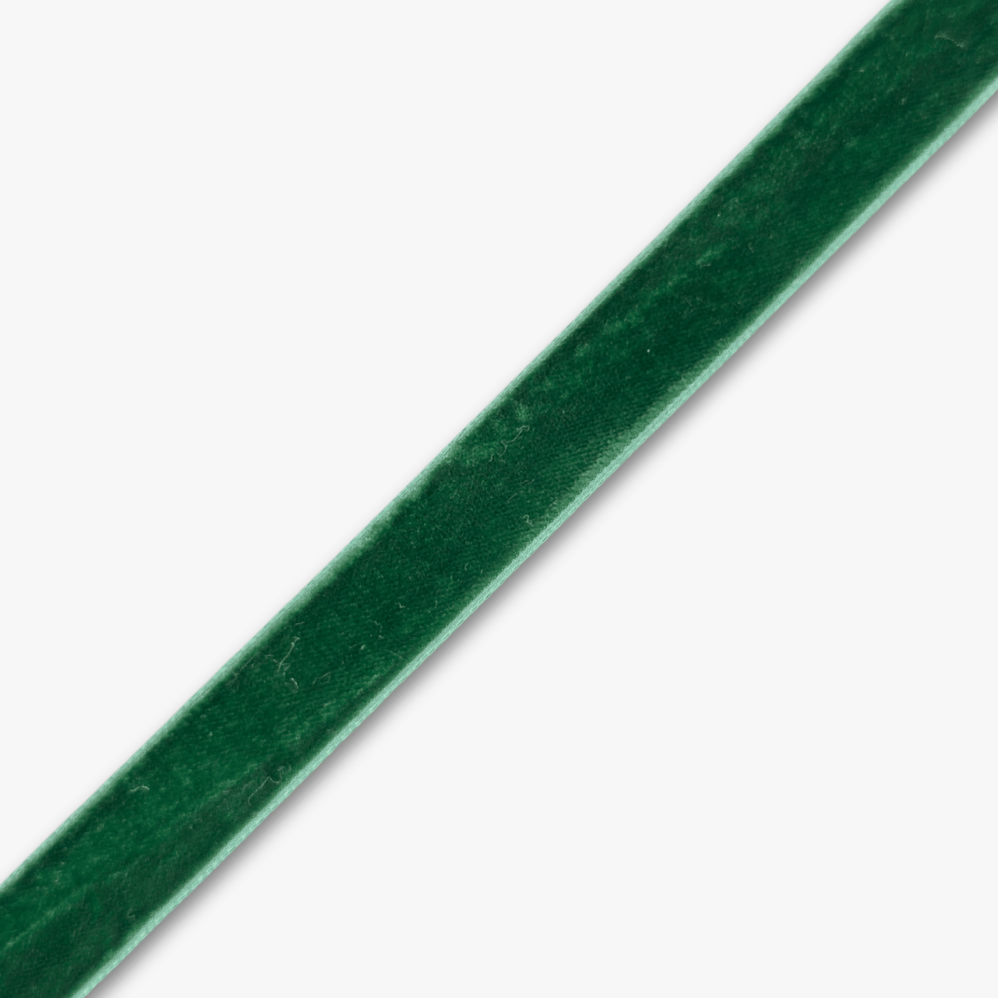 Velvet Ribbon 20mm Green with Boarder - Ragland Fabrics