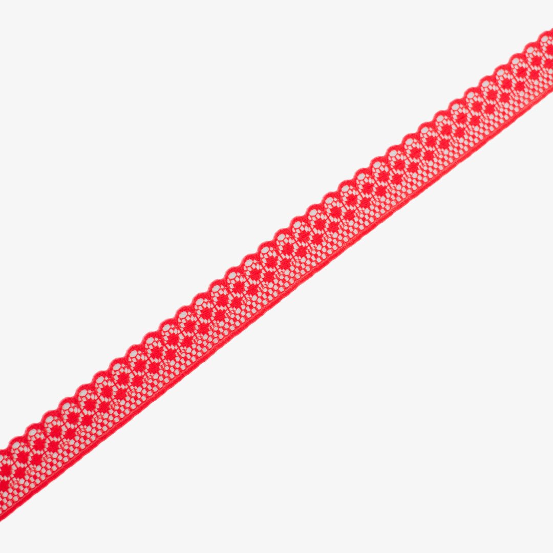 Nylon Lace 1268 | Red - Ragland Fabrics