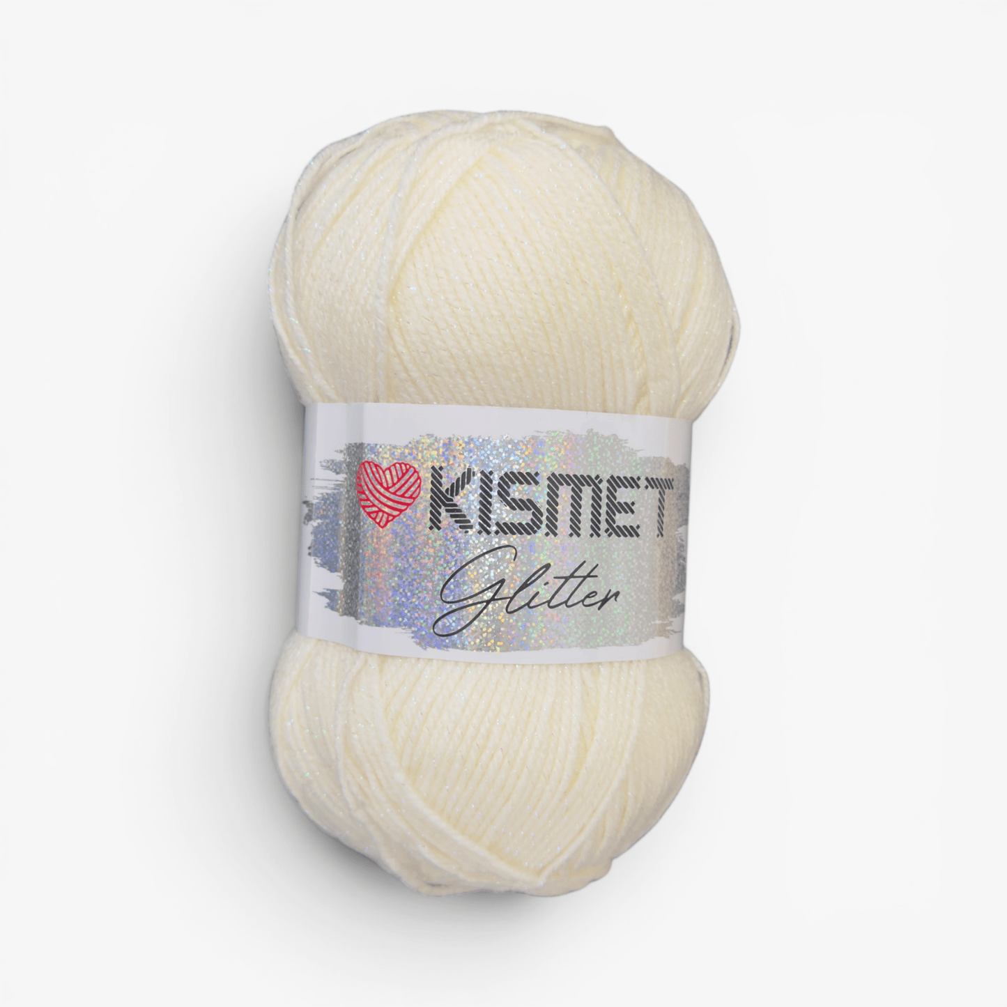 Glitter Dbl Knit Cream 08 - Ragland Fabrics