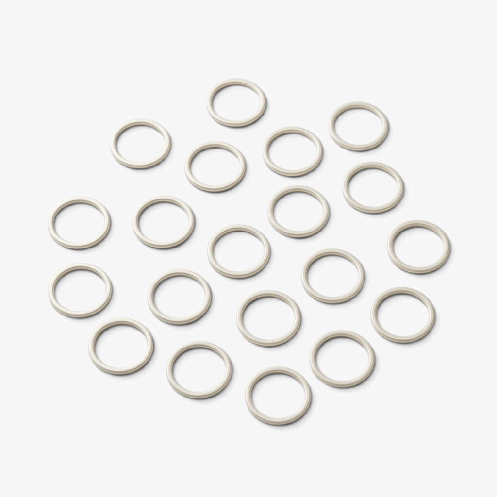 Bra Rings Metal ±18mm Off-White - TBD