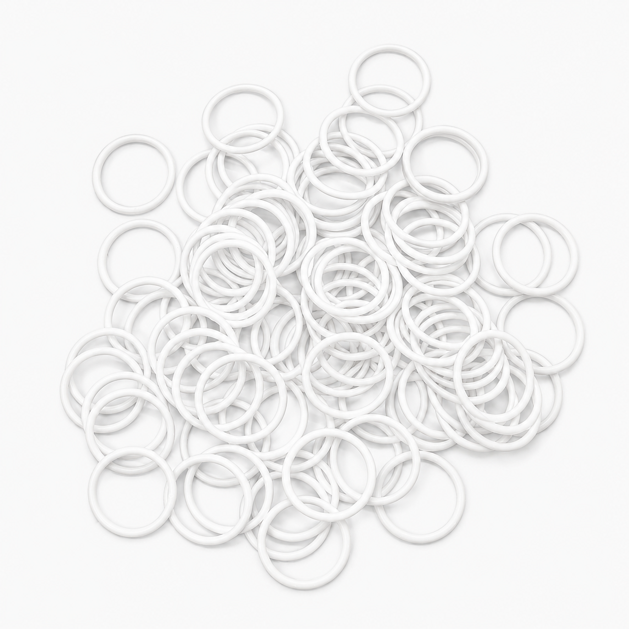Bra Rings Metal 25mm White - TBD