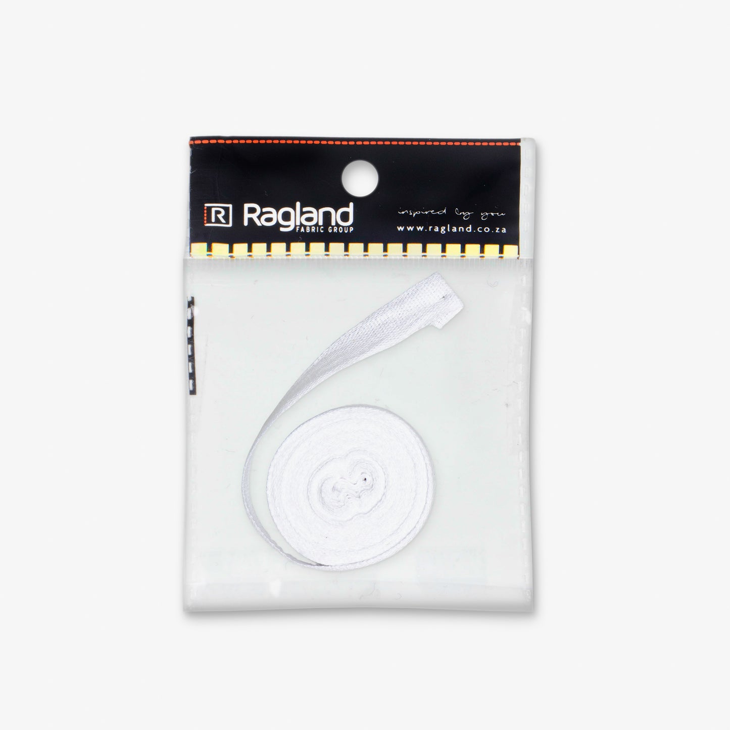 Cotton Tape - 12mm White - Ragland Fabrics