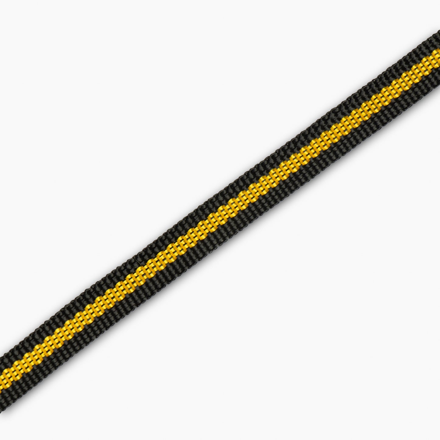 Nylon Webbing 15mm Black & Yellow (25met) - Ragland Fabrics