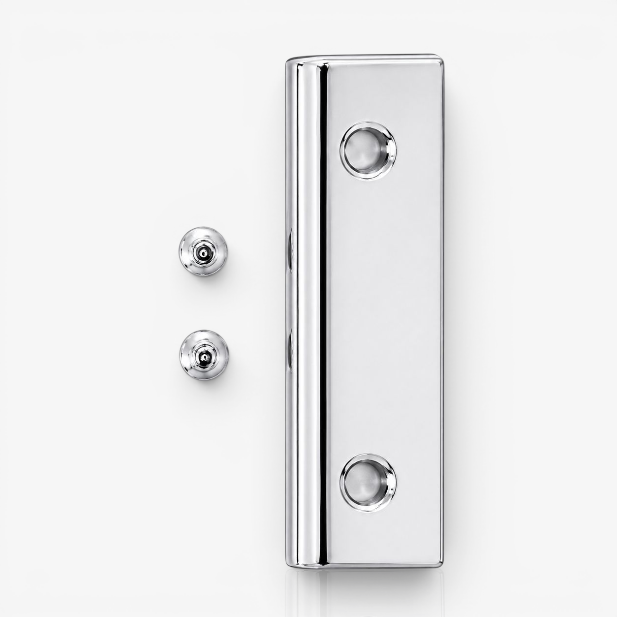Strap End Caps Metal 33mm - Nickel