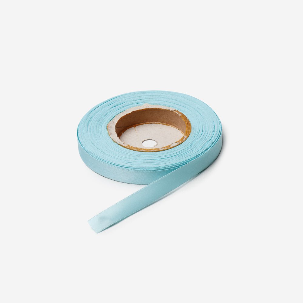Satin Ribbon 10mm Aqua (20met) CLEARANCE - Ragland Fabrics