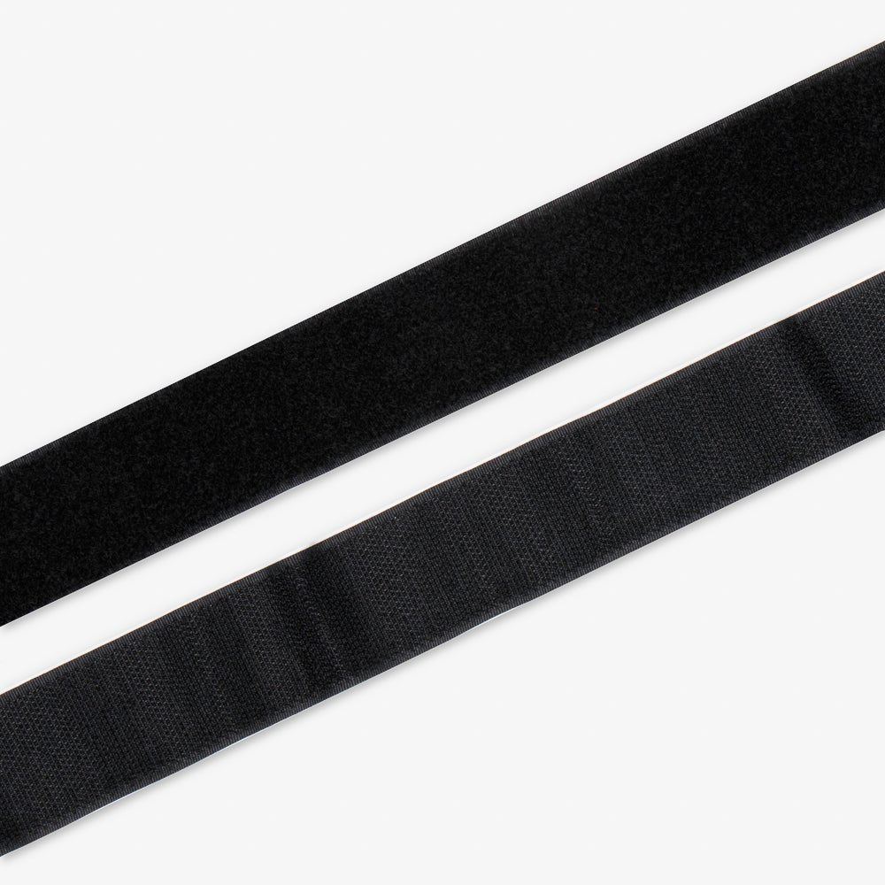 Self Adhesive Velcro 38mm Black - Ragland Fabrics