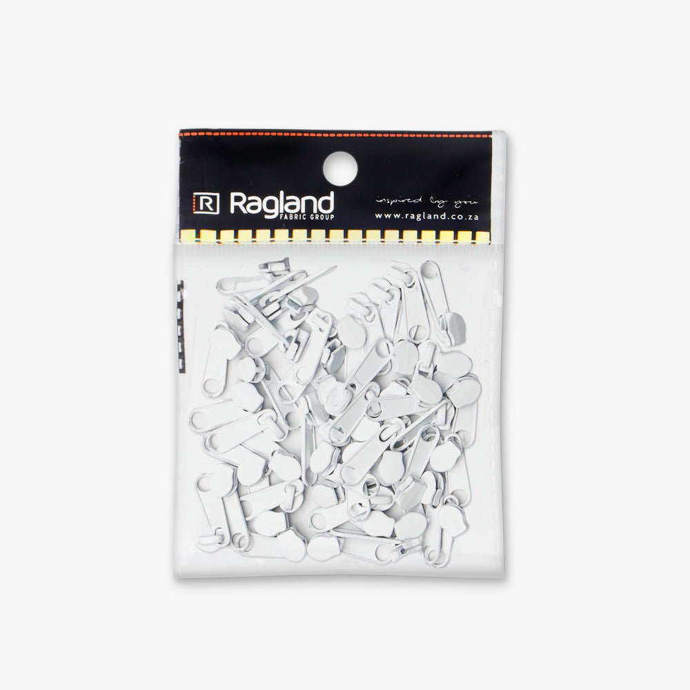 Sliders Type 3 Non Lock White 16 - Ragland Fabrics