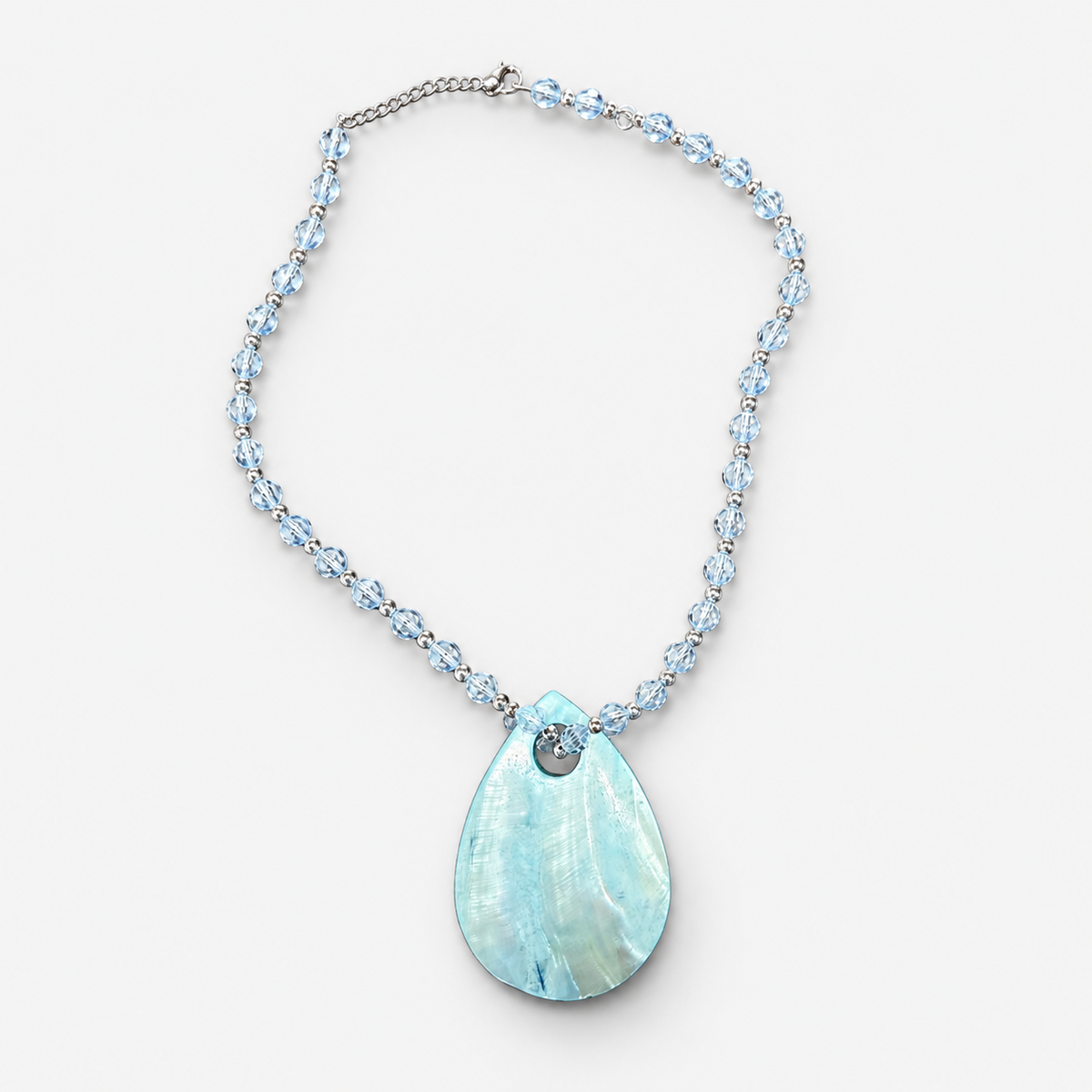 Designer Necklace Baby Blue