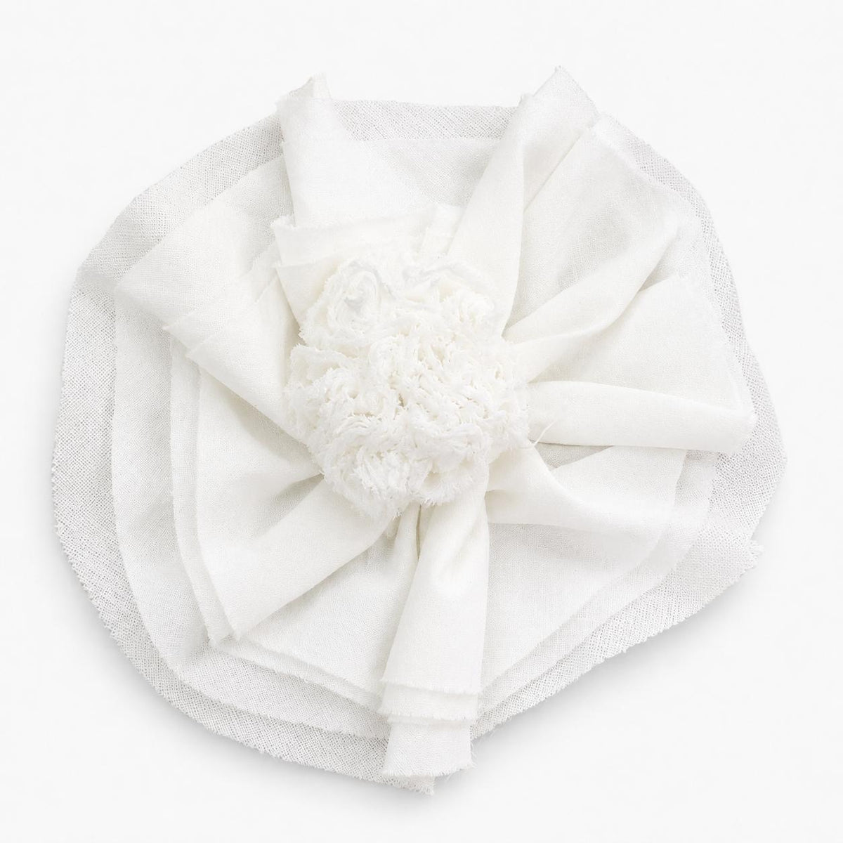 Flower Embellishment White - Clearance Sale