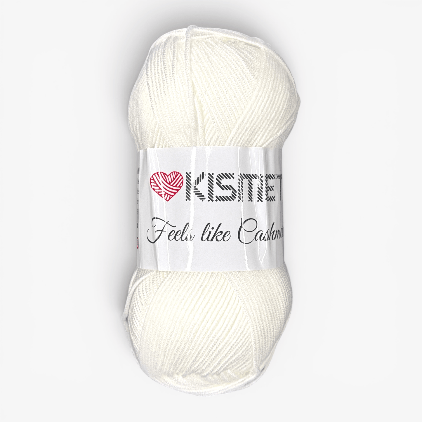 Wool 'Feels Like Cashmere' White FLC01