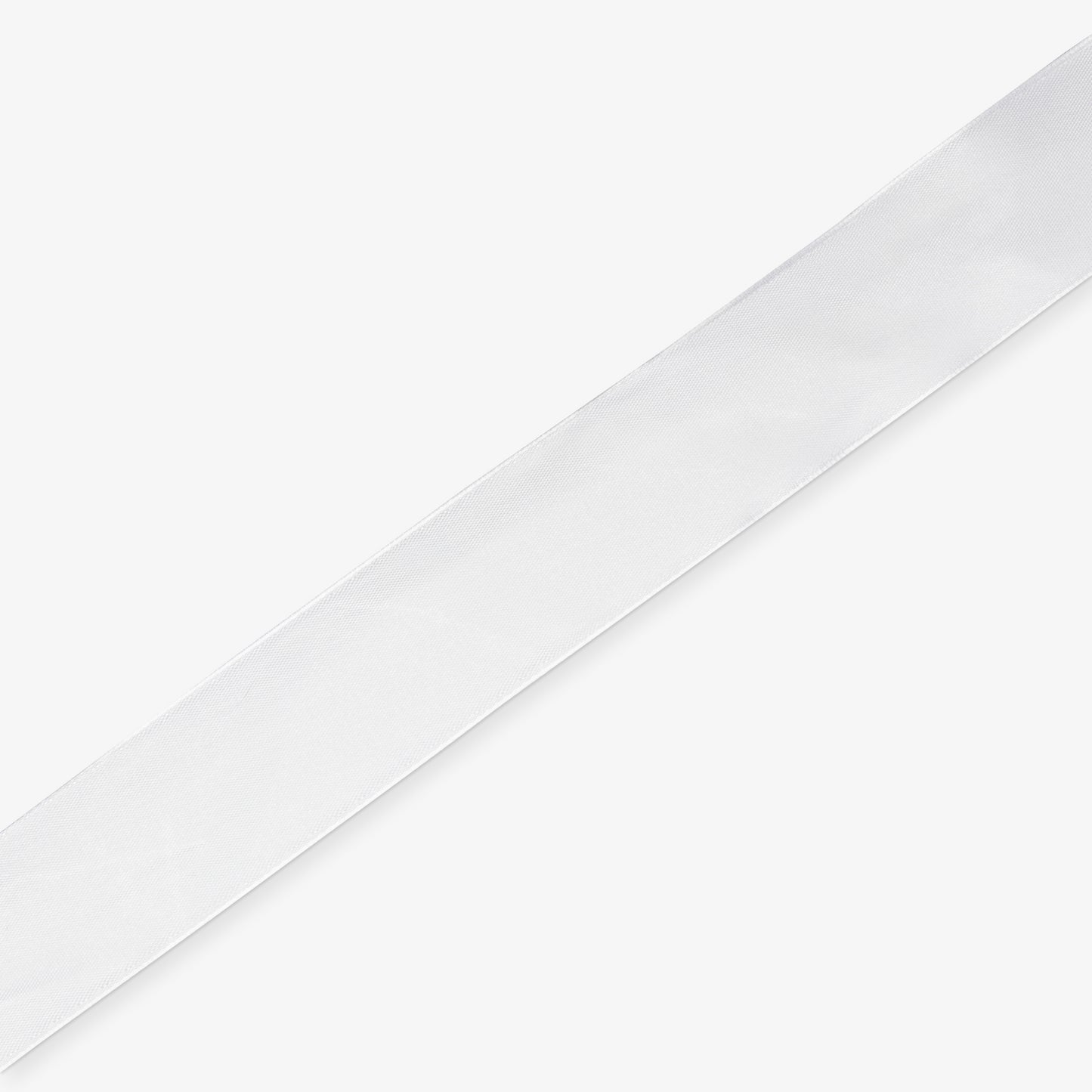 Satin Ribbon 38mm - White 001 - Ragland Fabrics