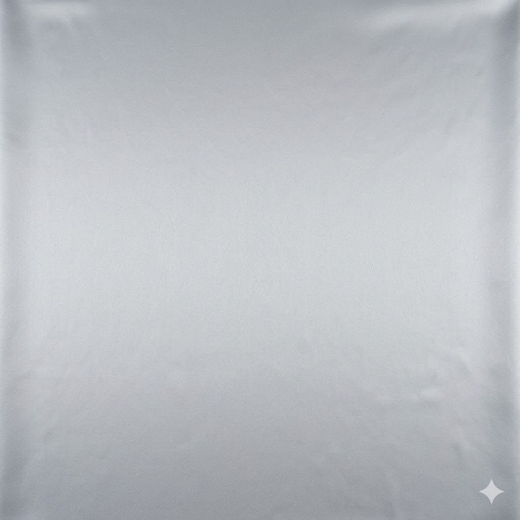 Milano Stretch Satin Silver 53 - Ragland Fabrics