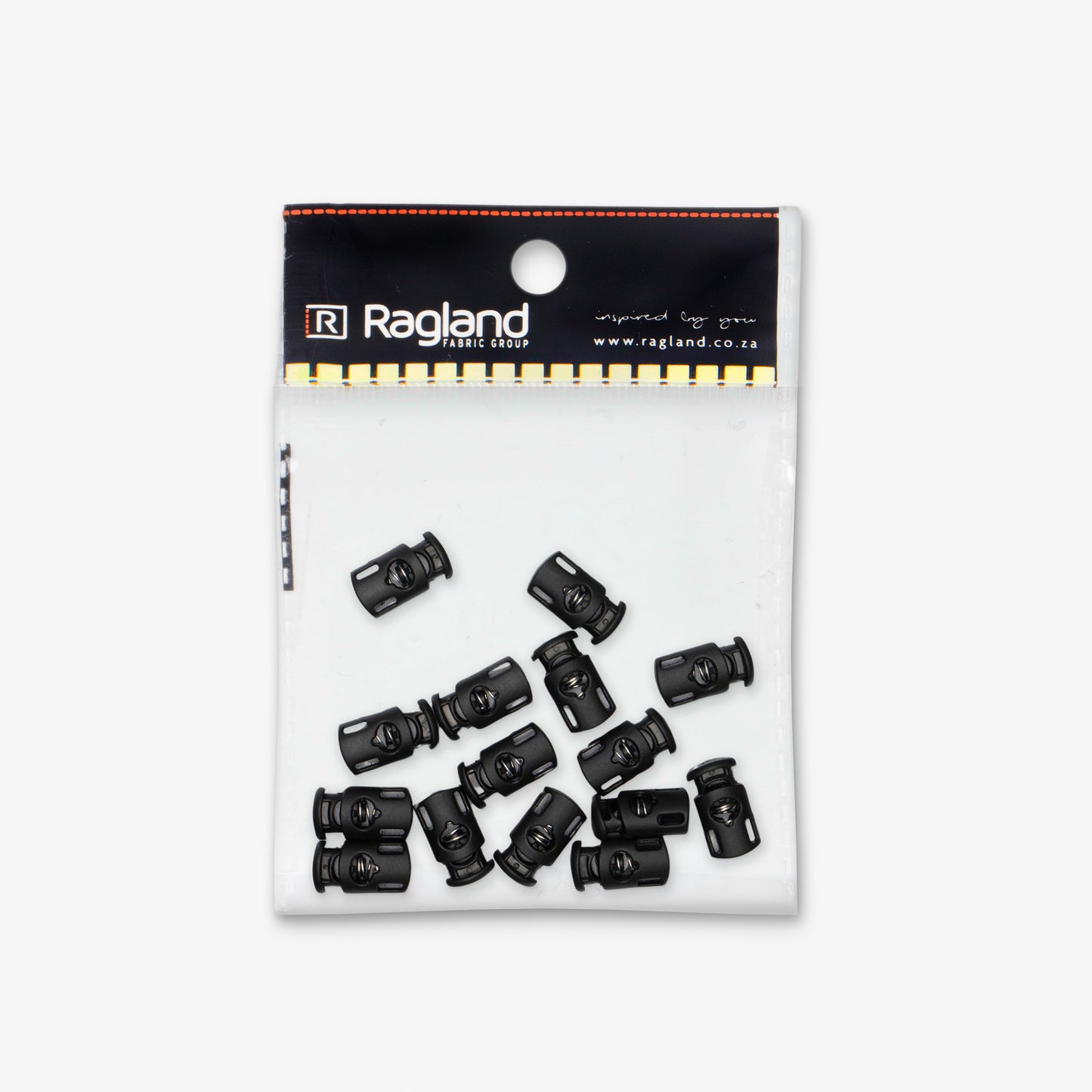 Toggles Single Hole Flat Black (15) - Ragland Fabrics