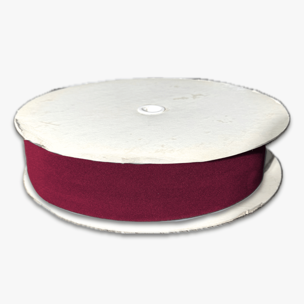 Velvet Ribbon 50mm Maroon - Ragland Fabrics