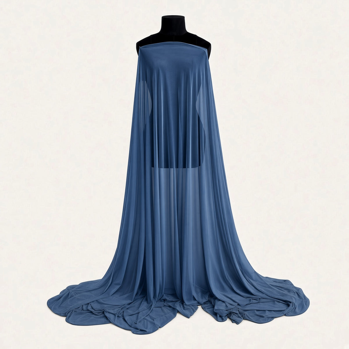 Stretch Power Mesh Elemental Blue