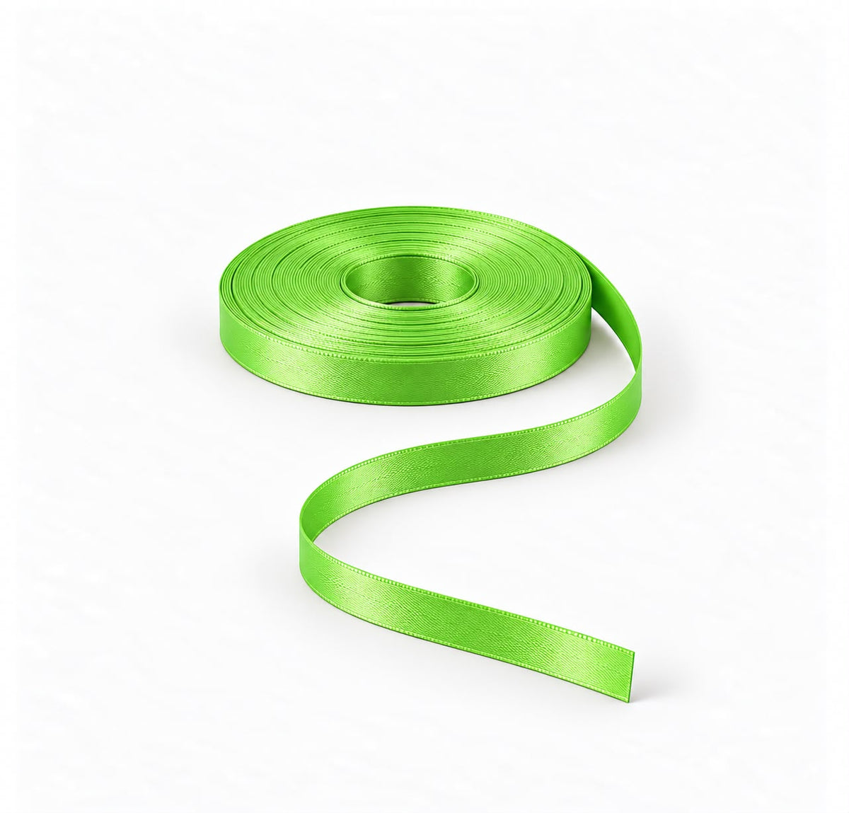 Satin Ribbon 8mm Lime - TBD