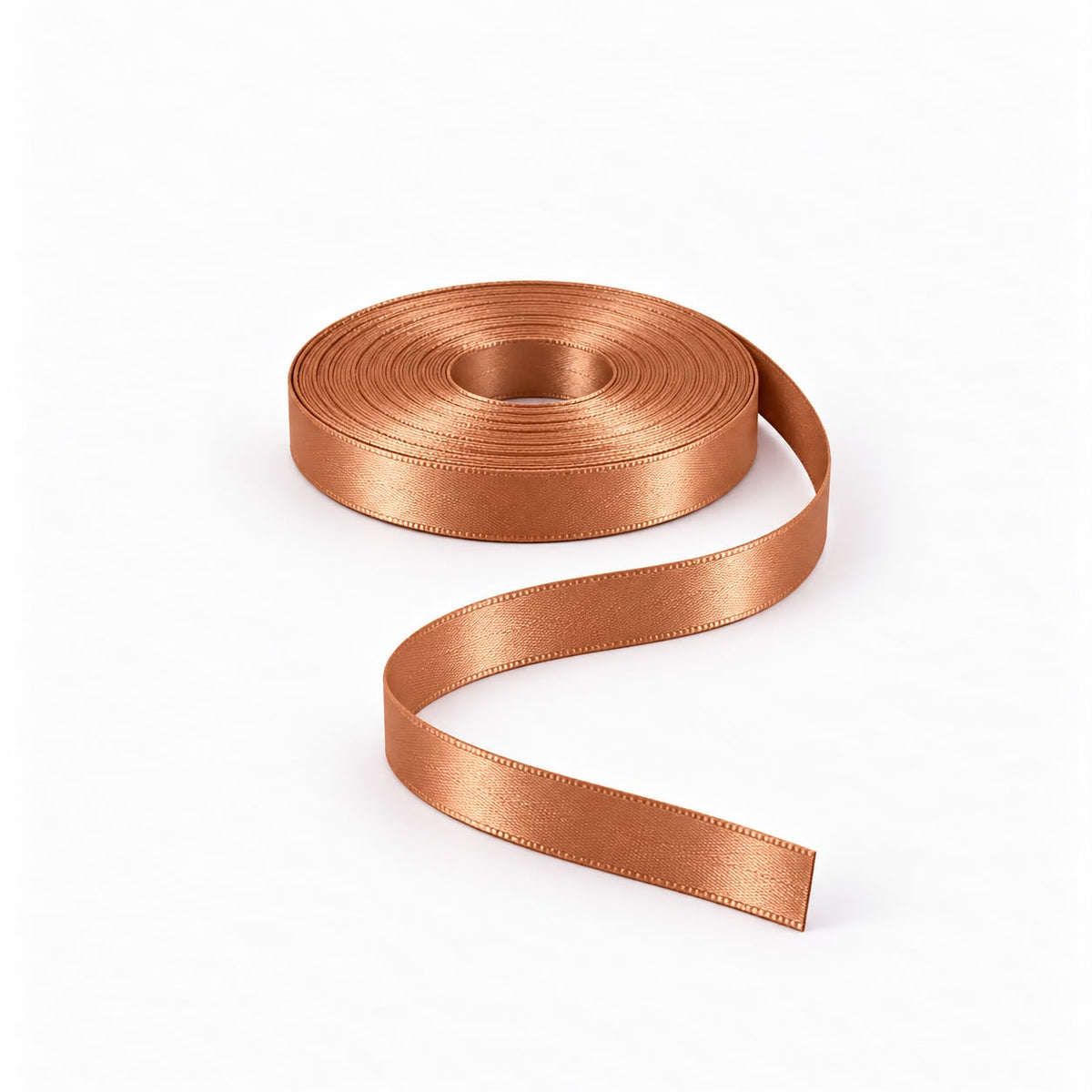 Satin Ribbon 10mm Copper - TBD