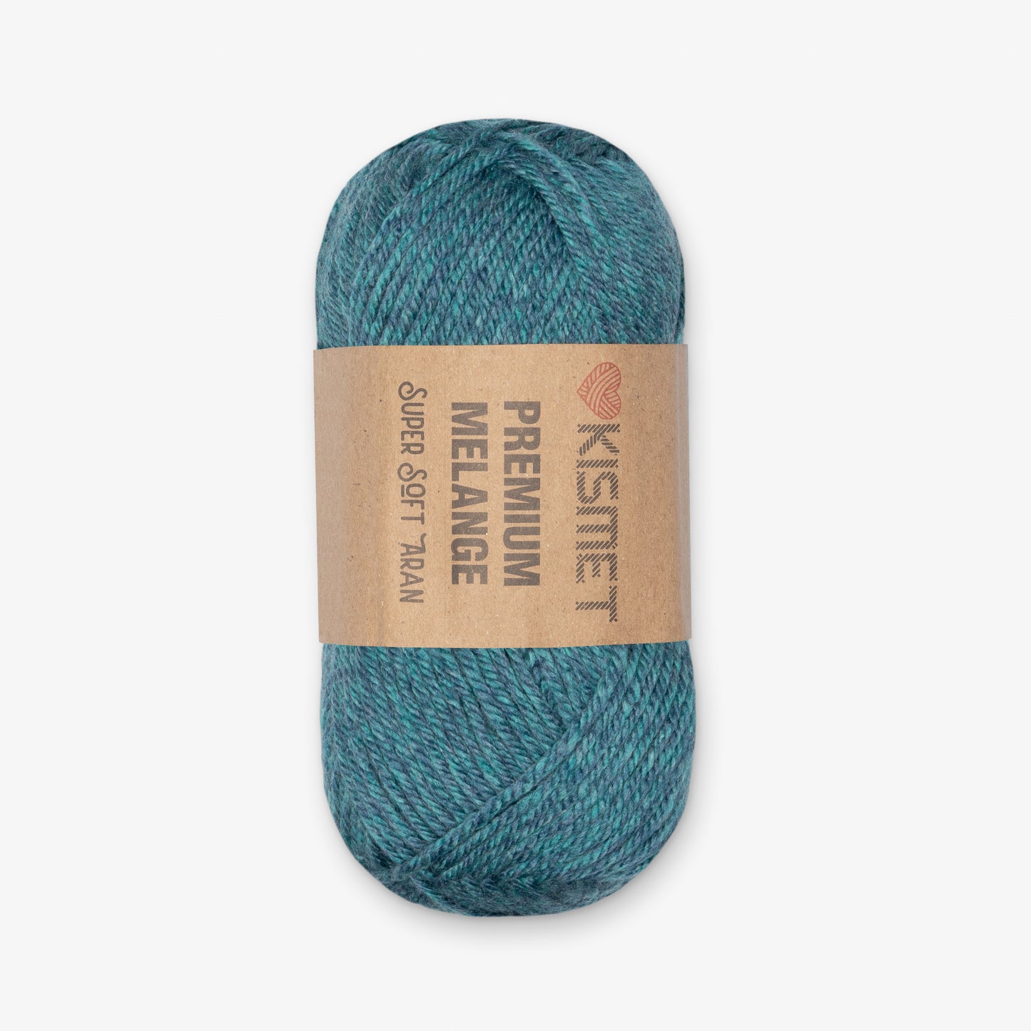 Premium Melange Aran Dusty Blue 307 - Ragland Fabrics