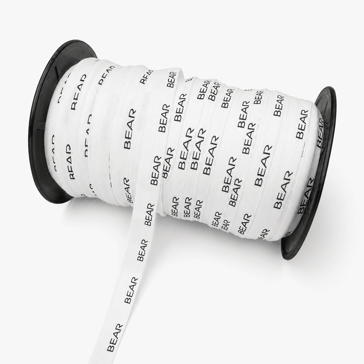 Elastic Fold Over | Lip Elastic 15mm | White Bear - Ragland Fabrics