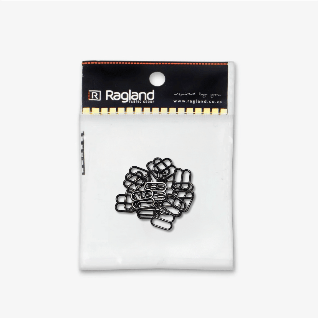 Bra Strap Adjuster - 10mm | Silver - Ragland Fabrics