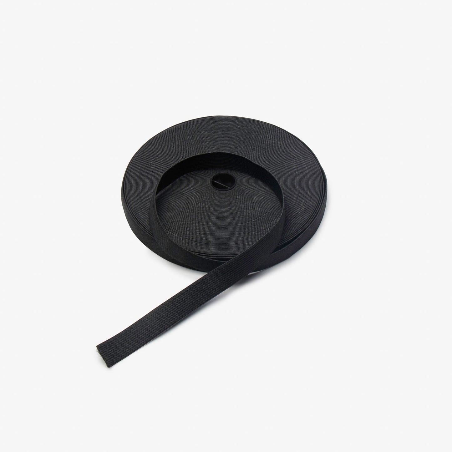 CLEARANCE SALE | Elastic Knitted 18/20mm Black - Medium Pull - Ragland Fabrics