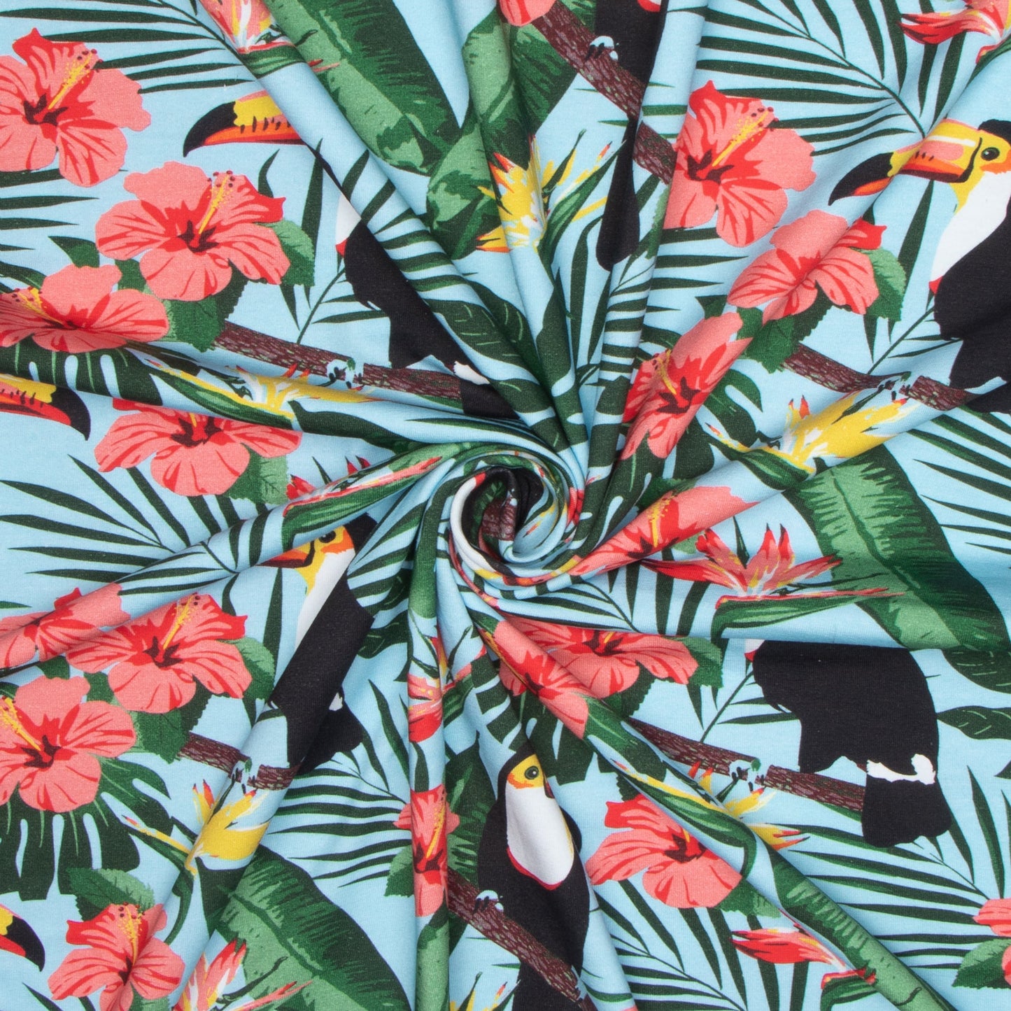 Cotton Knit Tropical Island - Ragland Fabrics