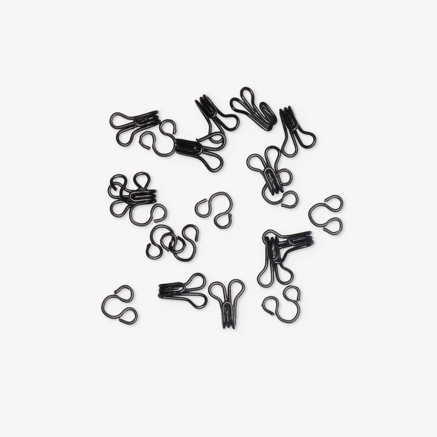 Hooks & Eyes Black - Size 1 - Ragland Fabrics