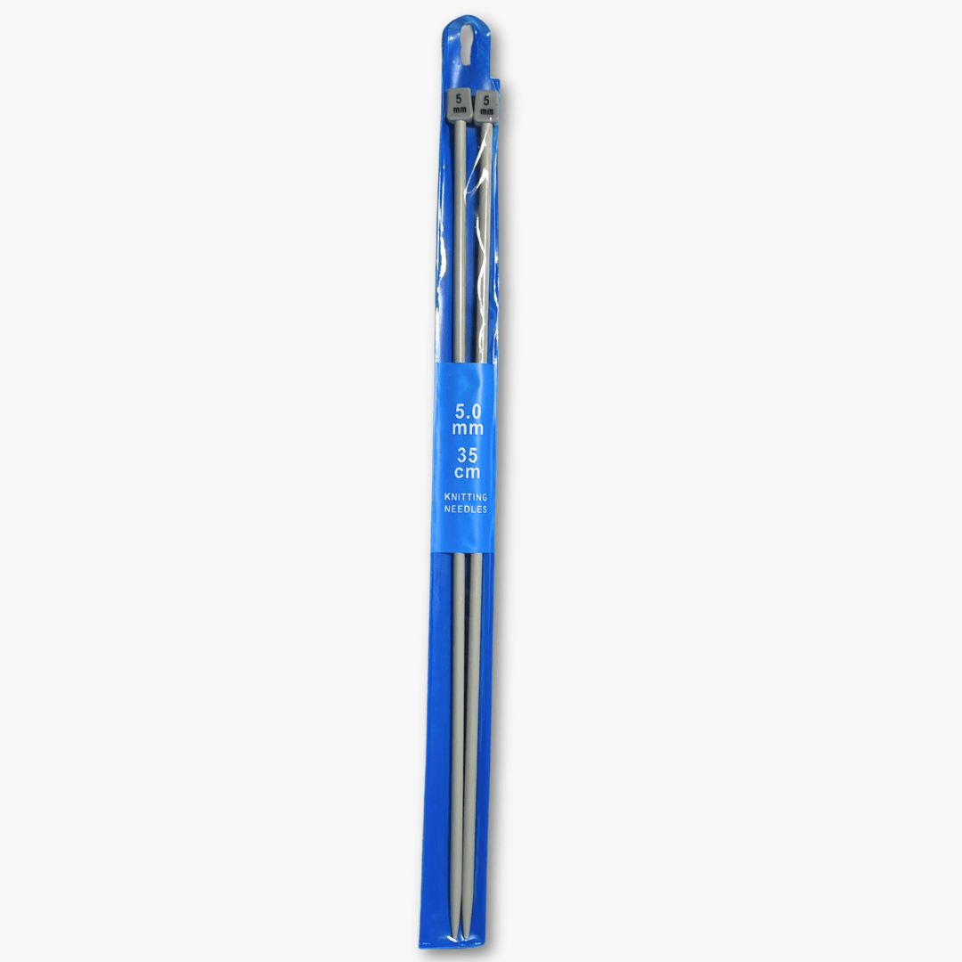 Knitting Needle Aluminium 5.00mm/35cm - Ragland Fabrics