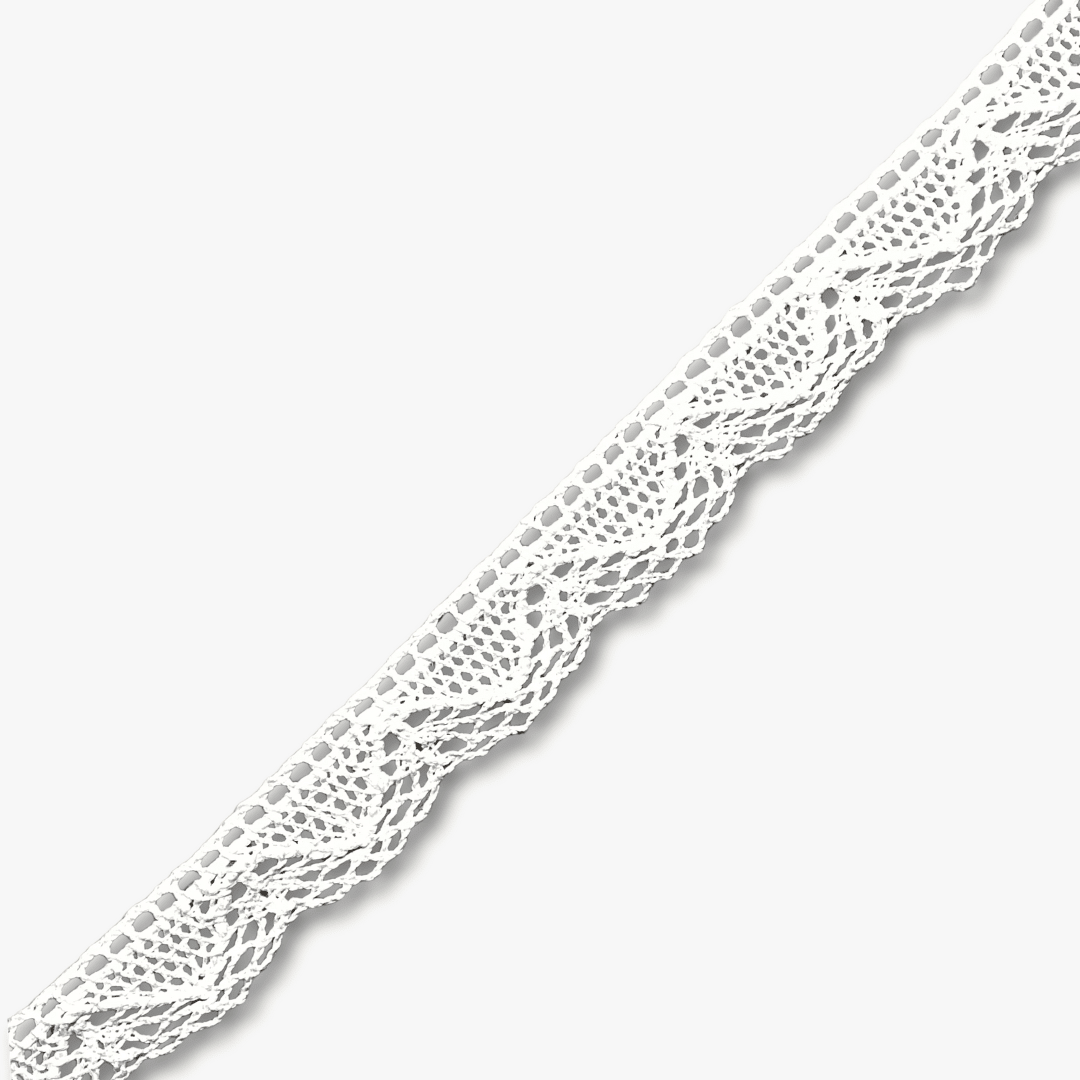 Lace Torchon White Des.8 - Ragland Fabrics