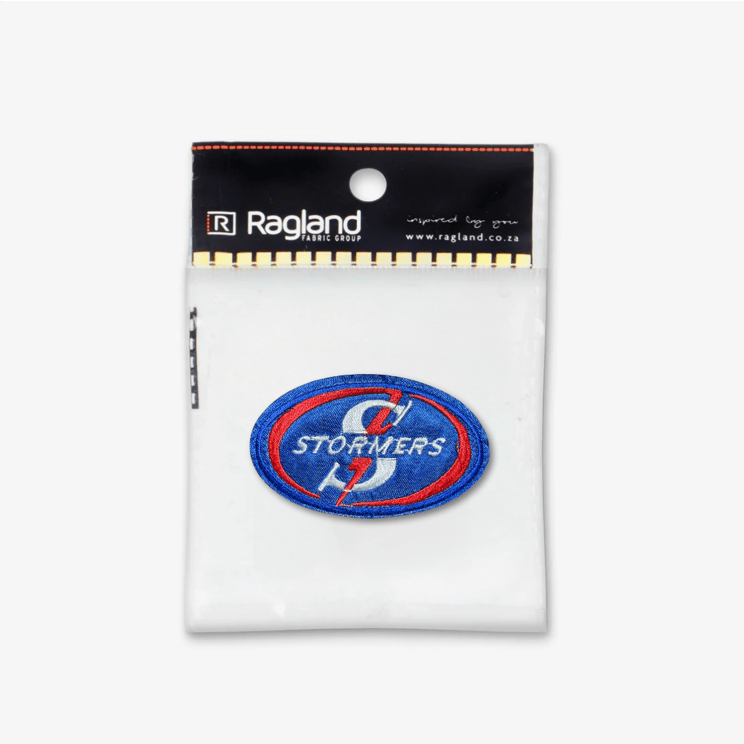 Motif Iron On Badge - Stormers - Ragland Fabrics
