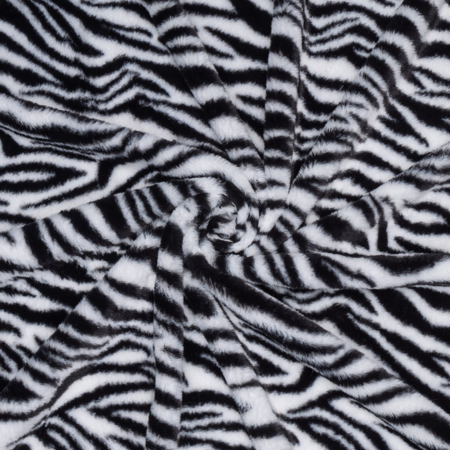 Fur White Tiger Print - Ragland Fabrics