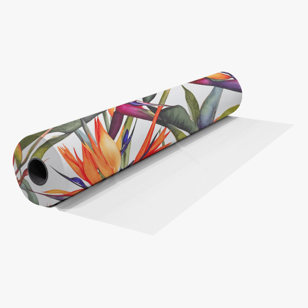 Printed Vinyl Strelitzia Garden - Ragland Fabrics