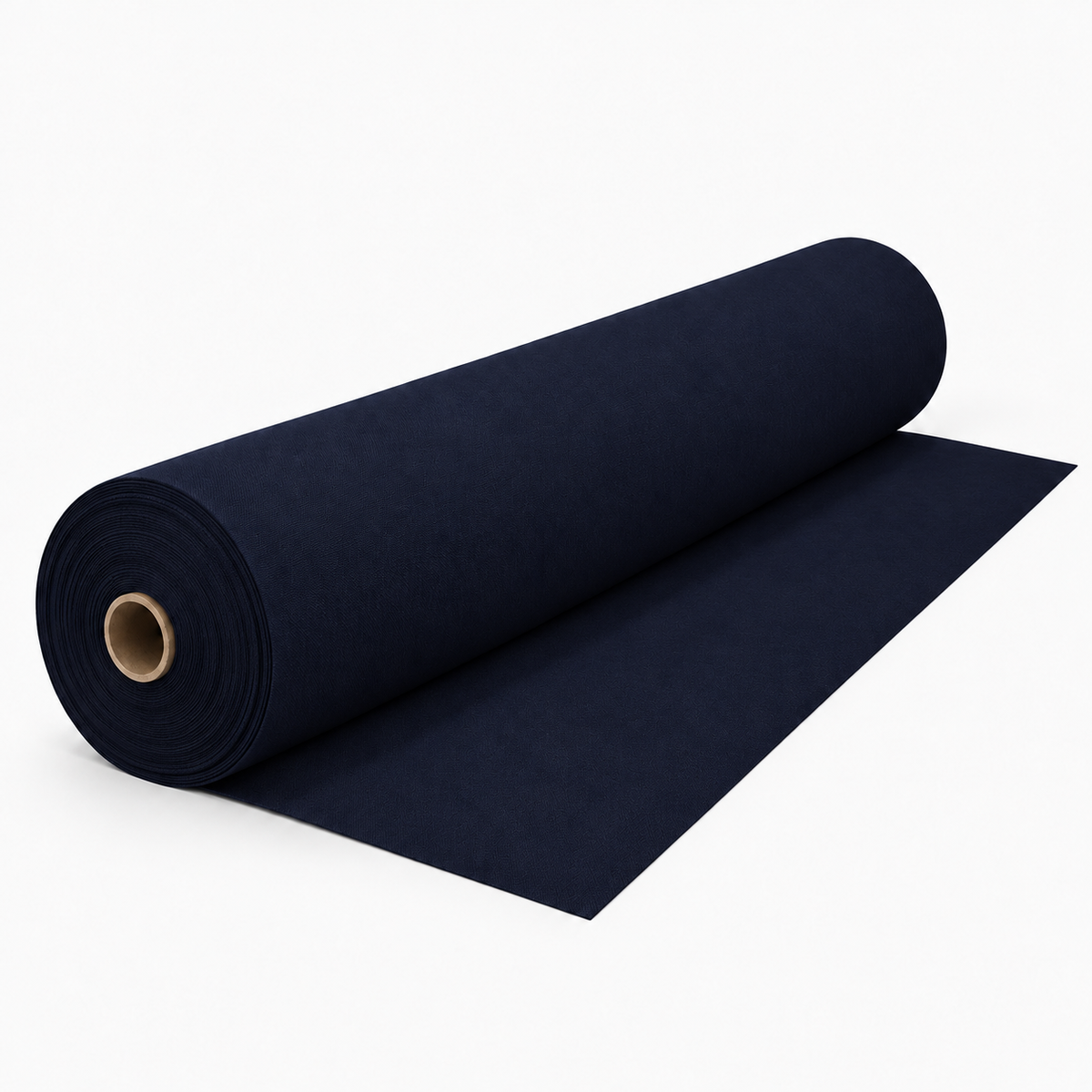 Plain Mini Matt Dark Navy 150cm, Roll of 50 metres fabric roll