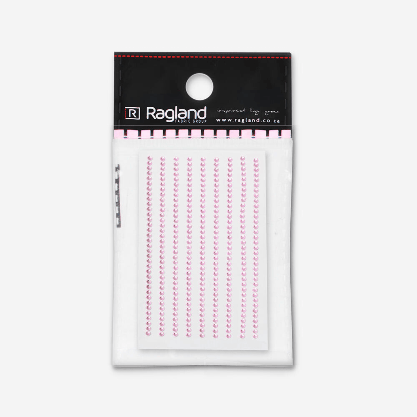 Stick On Rhinestones Pink Sml - Ragland Fabrics
