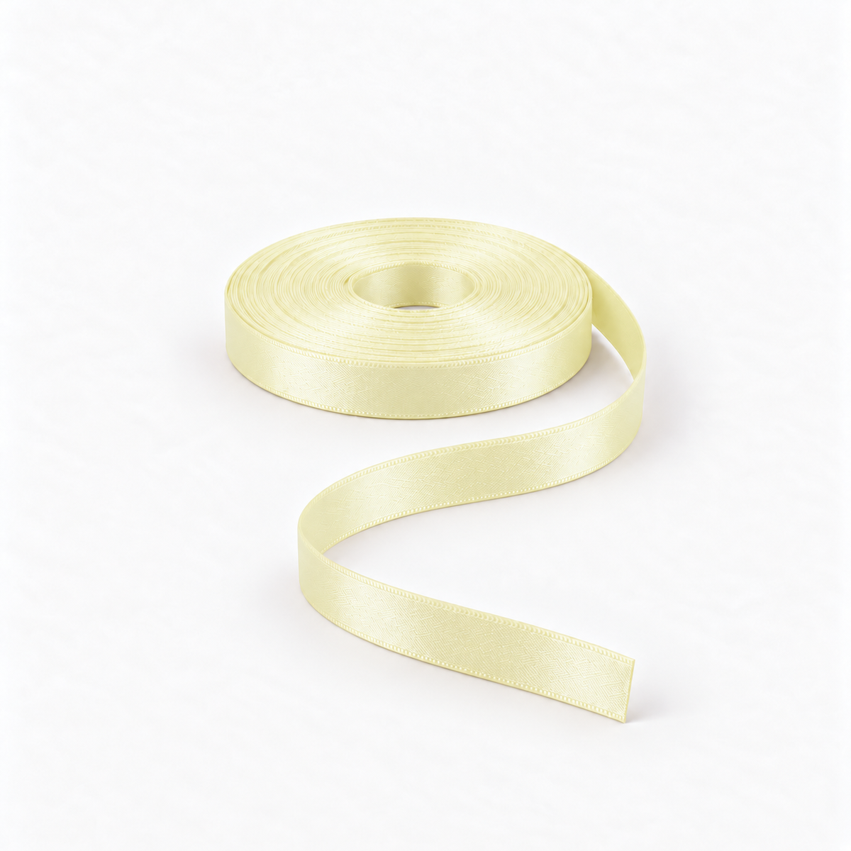 Satin Ribbon 10mm Yellow #270 – Ragland Fabrics