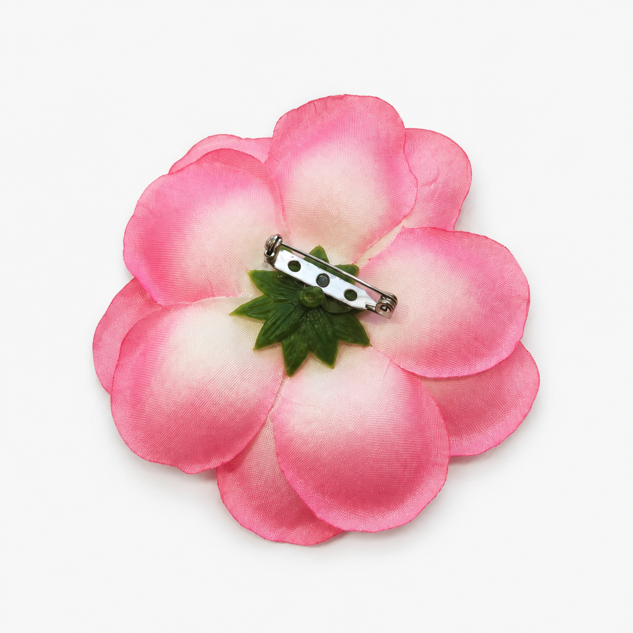 Flower Embellishment Cerise & White - Clearance Sale