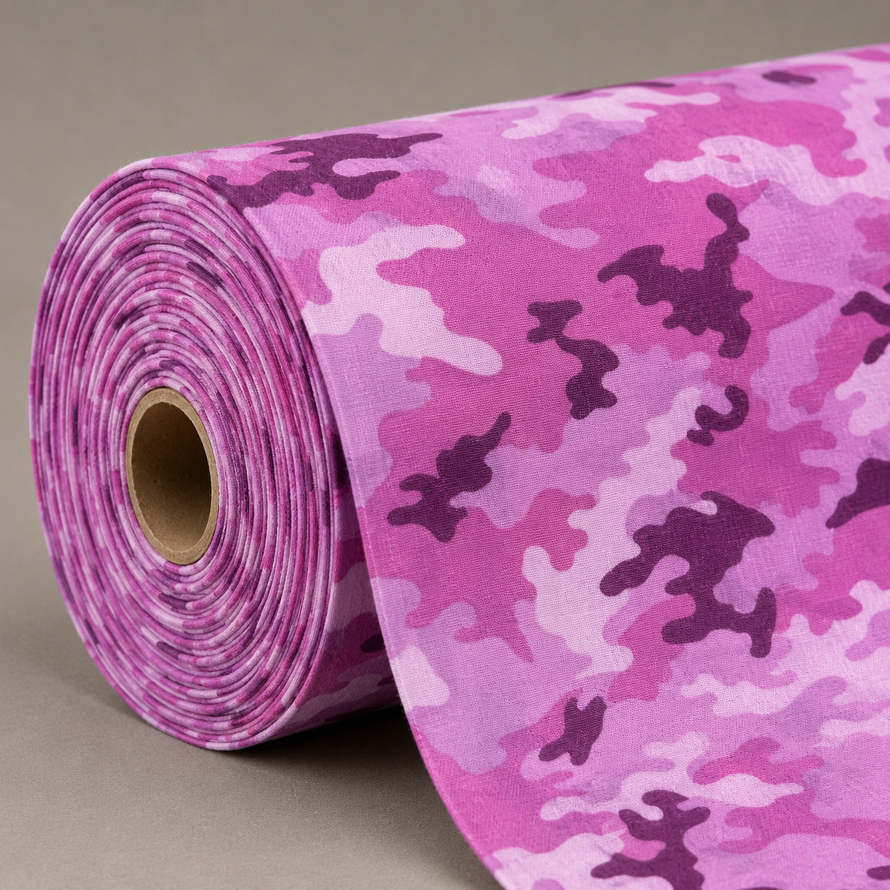 Sheeting Printed Cotton Pink Camo 240cm - Discontinued