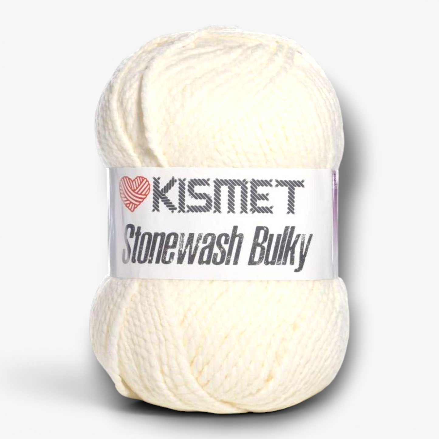 Wool Stone Wash Bulky Cream SB105