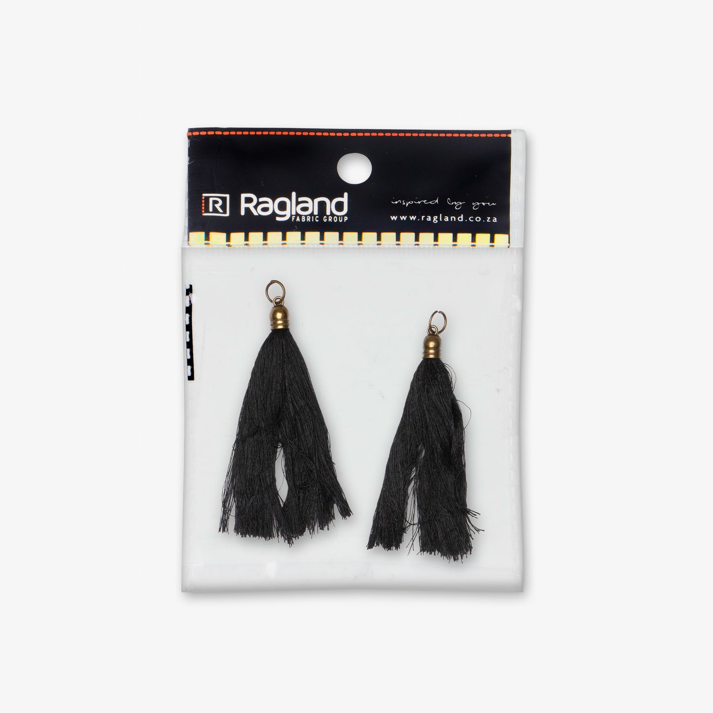 Tassel Black 70mm - Ragland Fabrics
