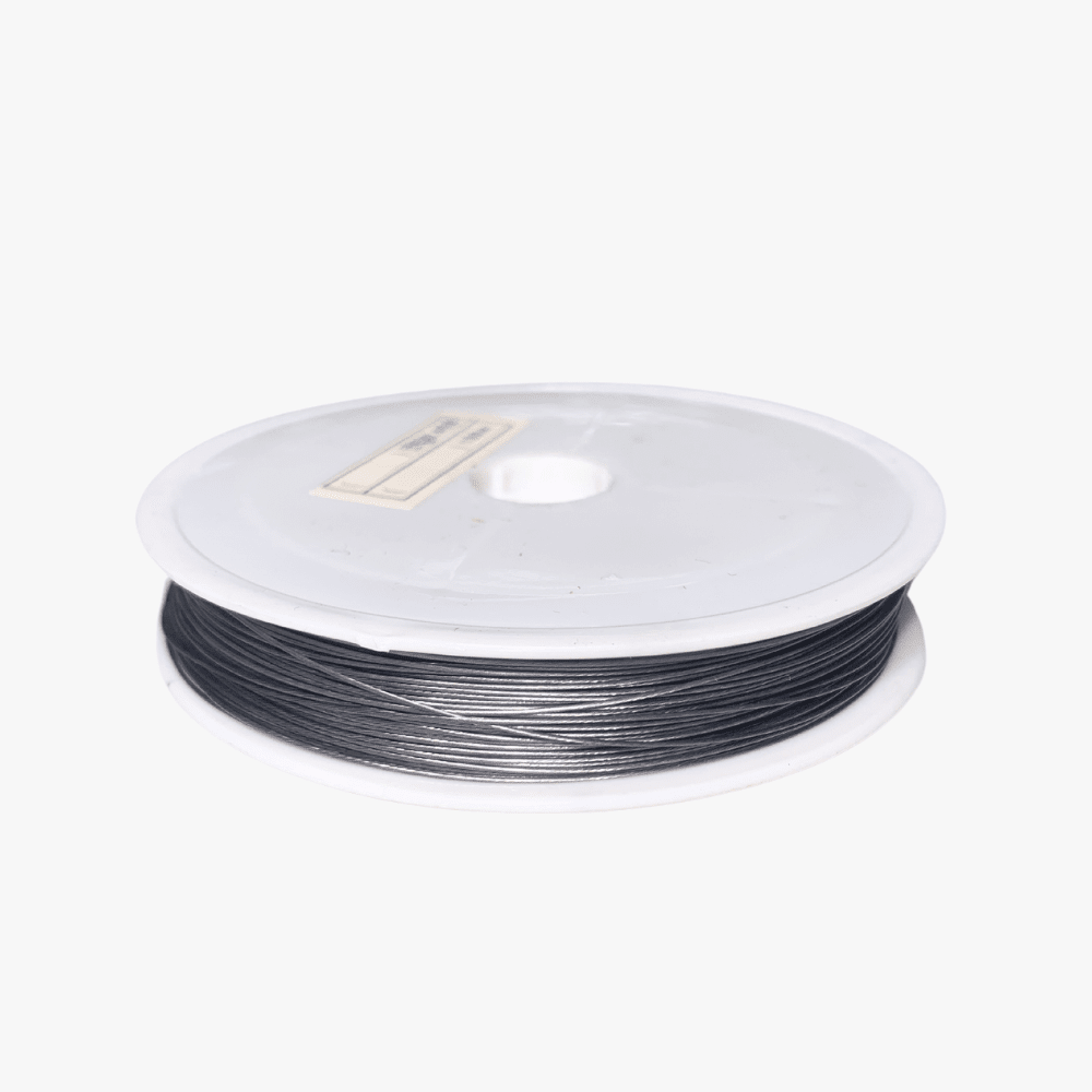 Tiger's Tail Beading Wire - Silver 0.38mm - Ragland Fabrics