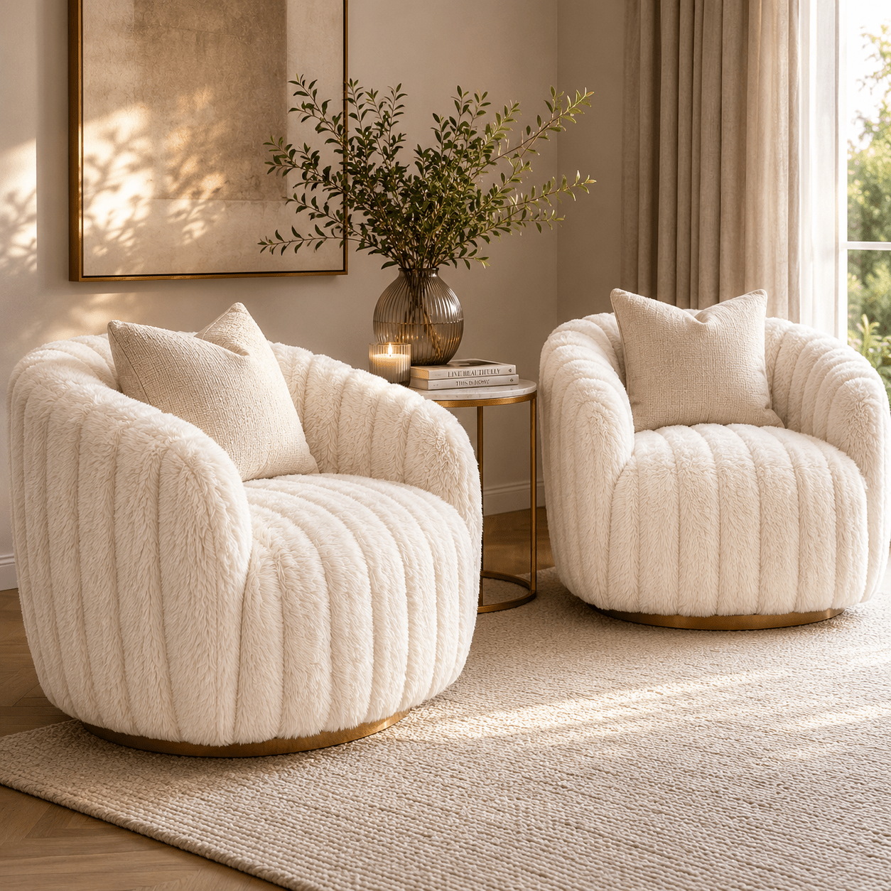 Corduroy Luxury Fur - Polar Bear - Ragland Fabrics