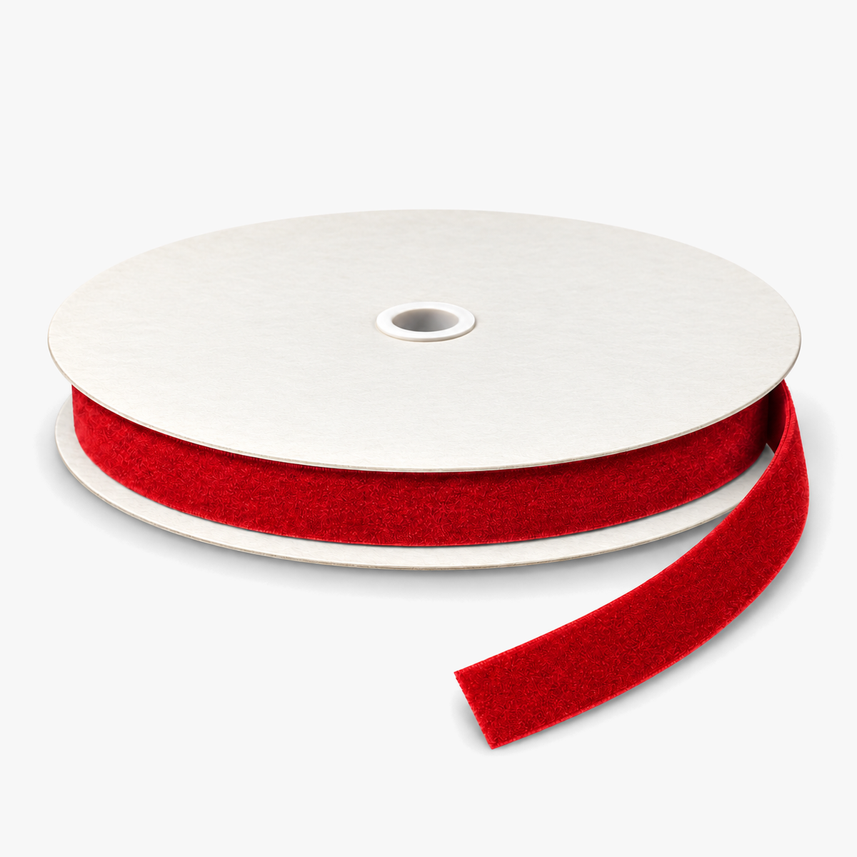Velvet Ribbon 15mm Red - roll view