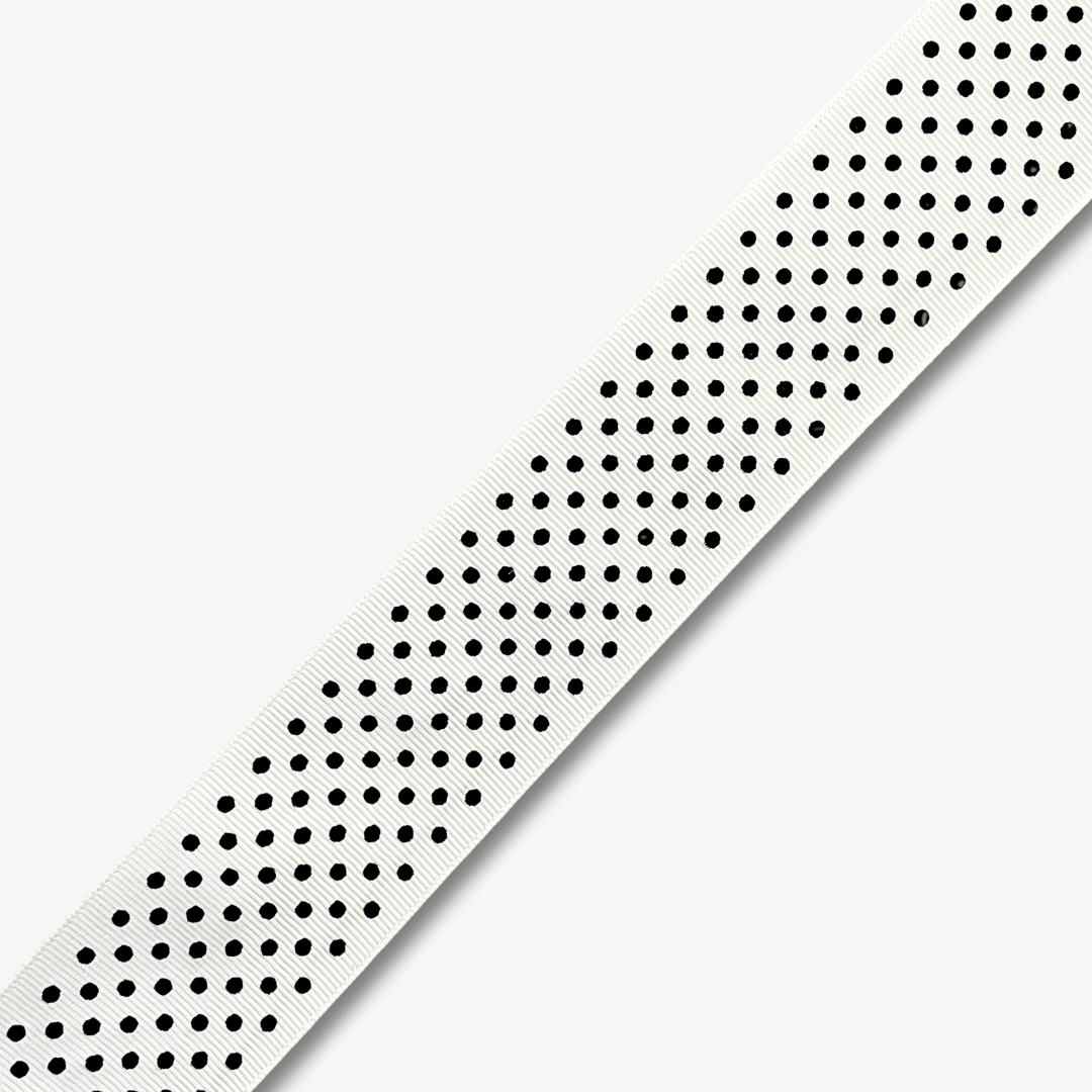 Wallet Tape 38mm | Dotty White - Ragland Fabrics