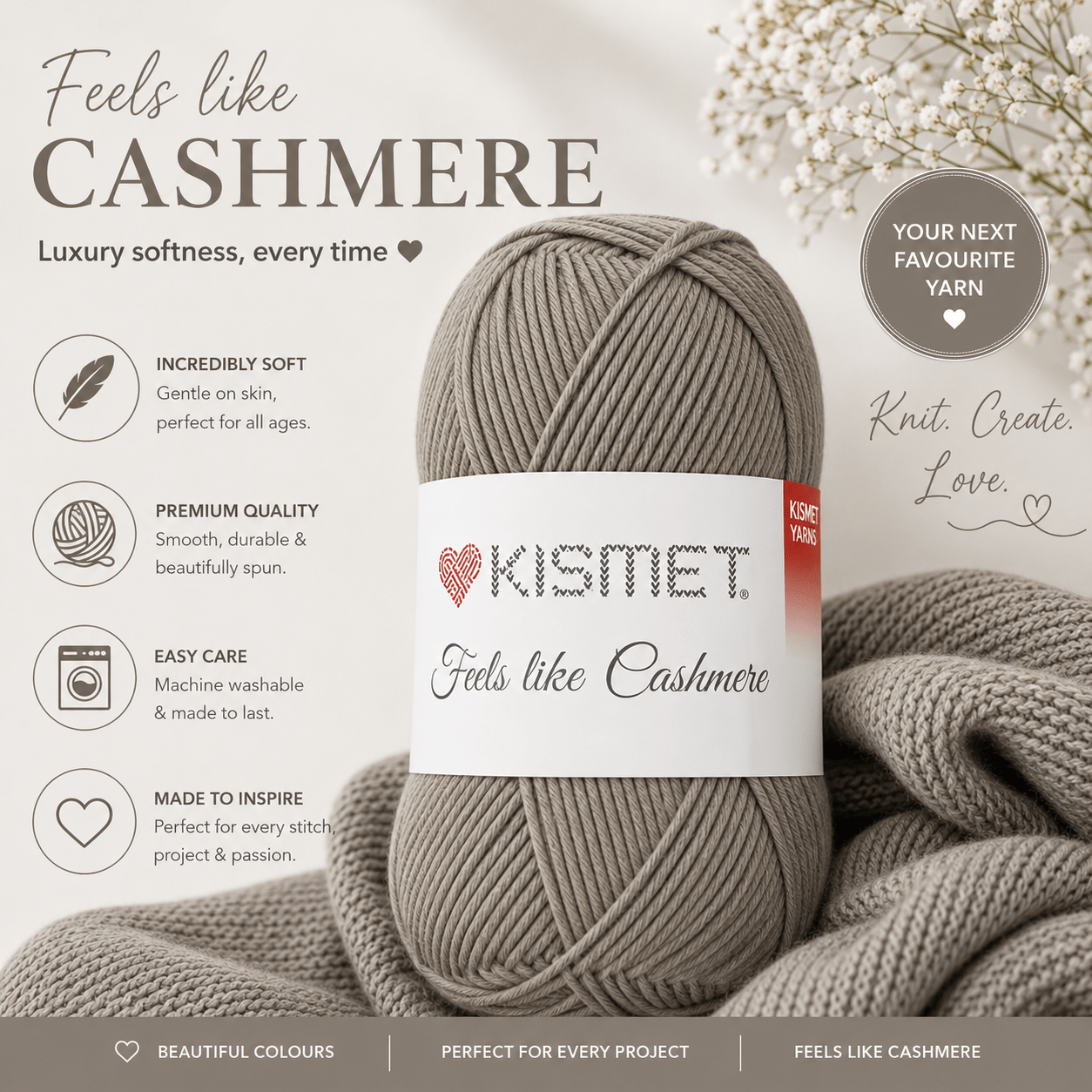 Wool 'Feels Like Cashmere' Tawny FLC26 - Ragland Fabrics
