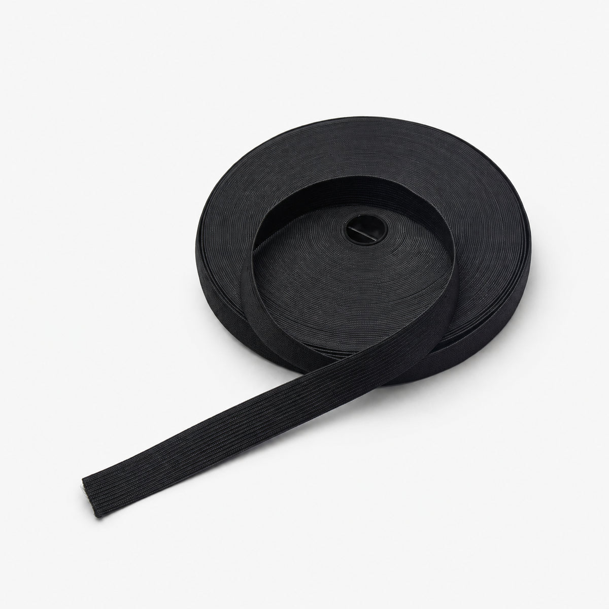 CLEARANCE SALE | Elastic Knitted 15mm Black - Ragland Fabrics