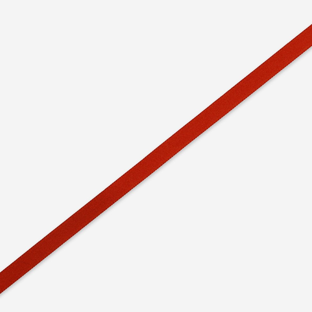 Satin Ribbon 8mm Rust (20met) - CLEARANCE - Ragland Fabrics