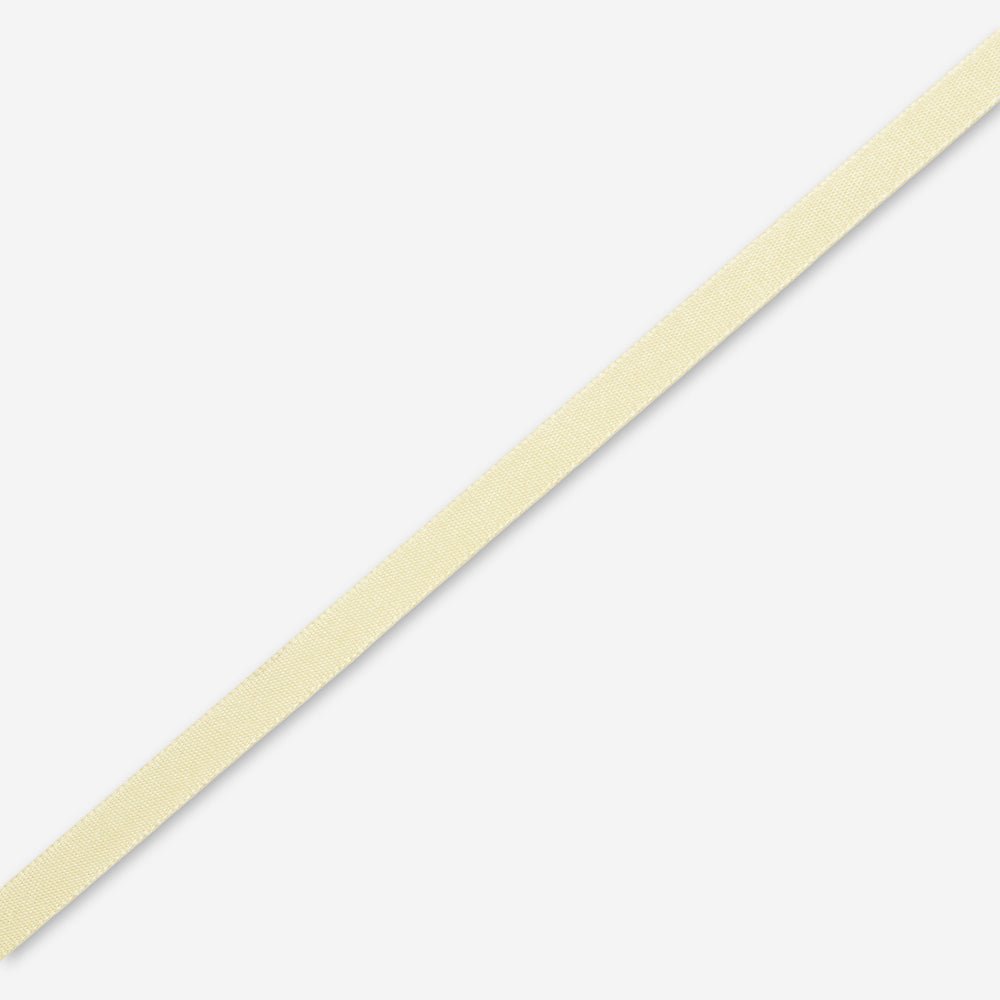 Satin Ribbon 8mm Cream (200met) - CLEARANCE - Ragland Fabrics