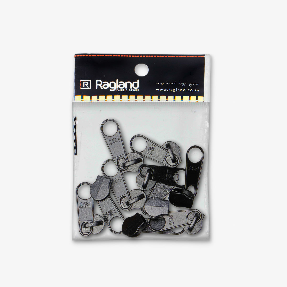 Type 8 Metal Single Tab Sliders (Pack of 6) - Ragland Fabrics
