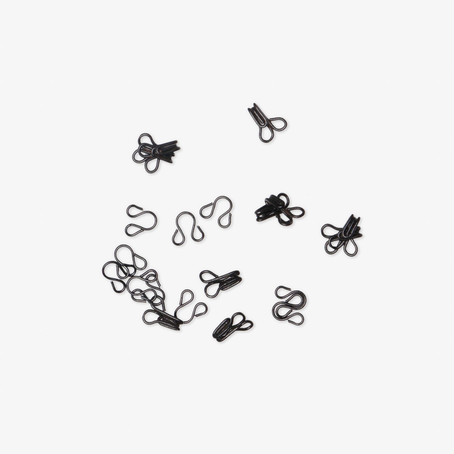 Hooks & Eyes Black - Size 0 - Ragland Fabrics